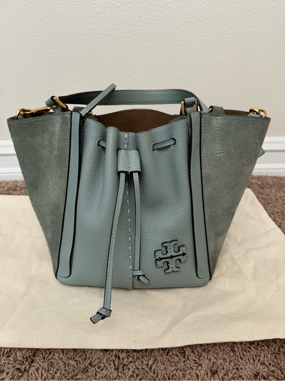 Tory Burch McGraw Dragonfly Drawstring Satchel